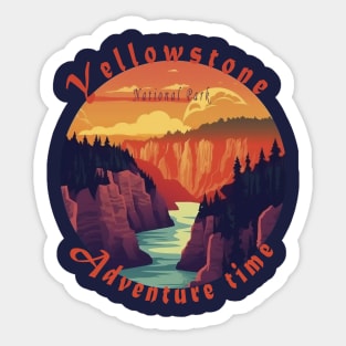 Yellowstone National Park Sticker